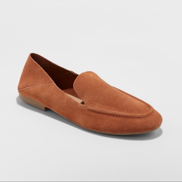 a new day Shoes - Women New Day Suede Cognac Jisela Loafer Mule NWT